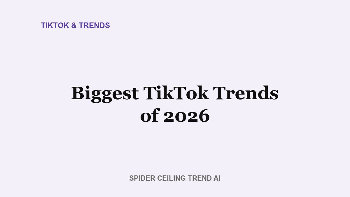 Biggest TikTok Trends of 2026 You Need to Know