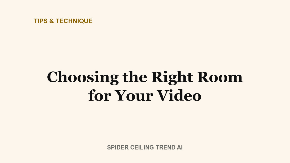 How to Choose the Right Room for Your Ceiling Trend Video
